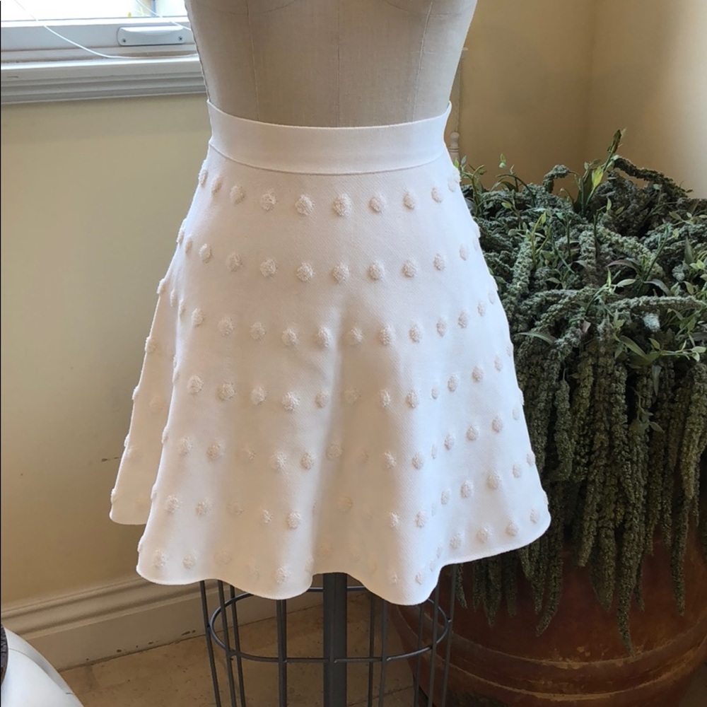 BCBGMaxazria Off White Skirt